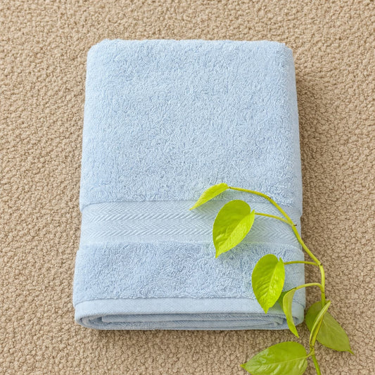 Light Blue Zero Twist Bath Towel
