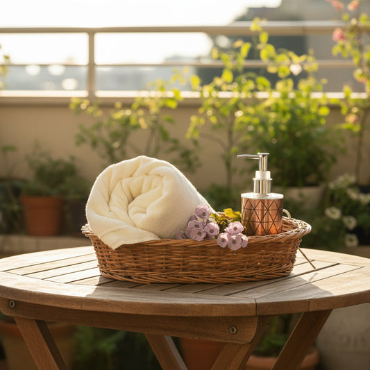 Yellow Bamboo Bath Towel