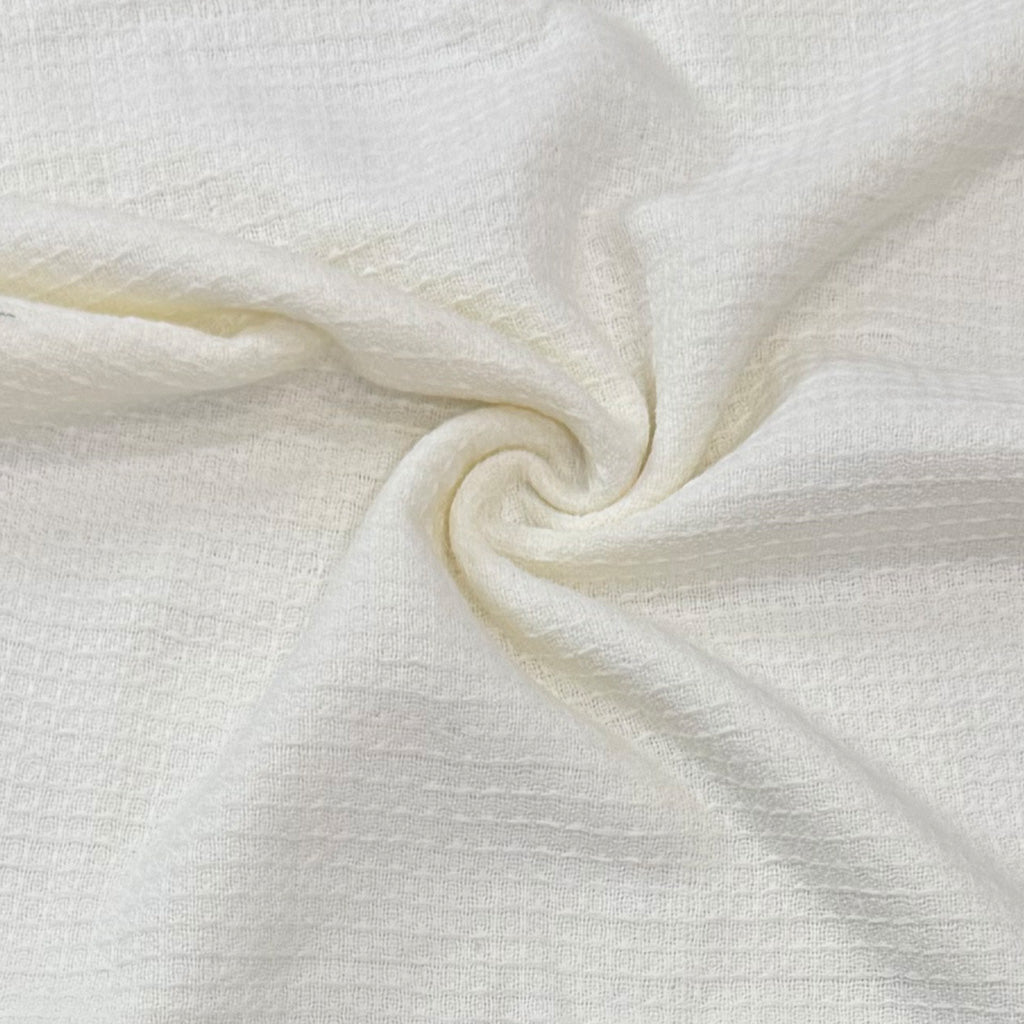 Cream Waffle-Terry Hand Towel Pack Of Two