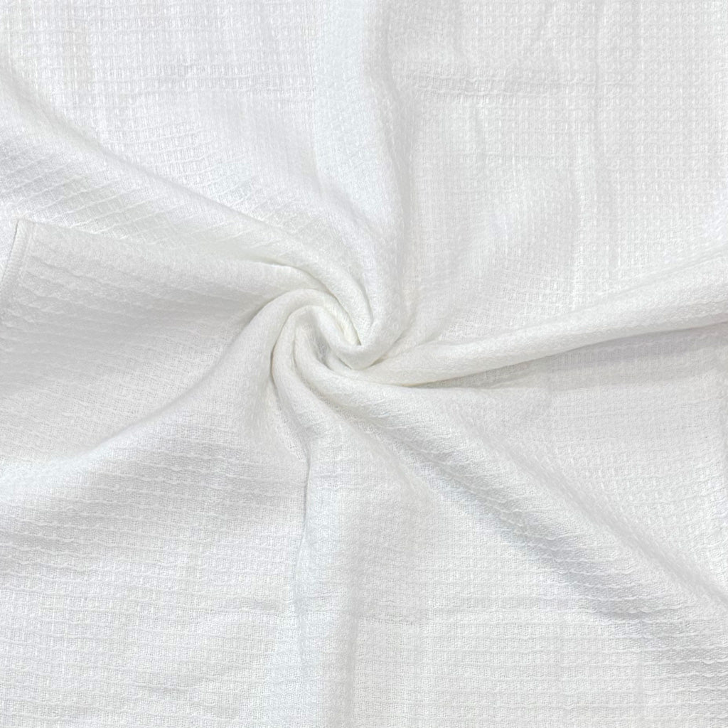 White Waffle-Terry Hand Towel Pack Of Two