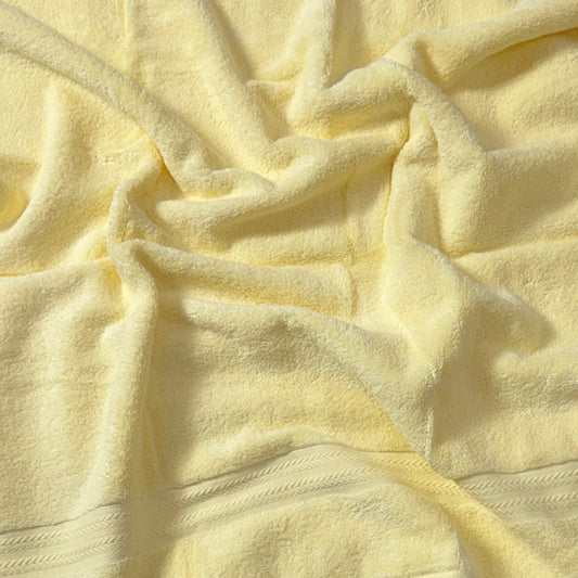 Yellow Zero Twist Bath Towel