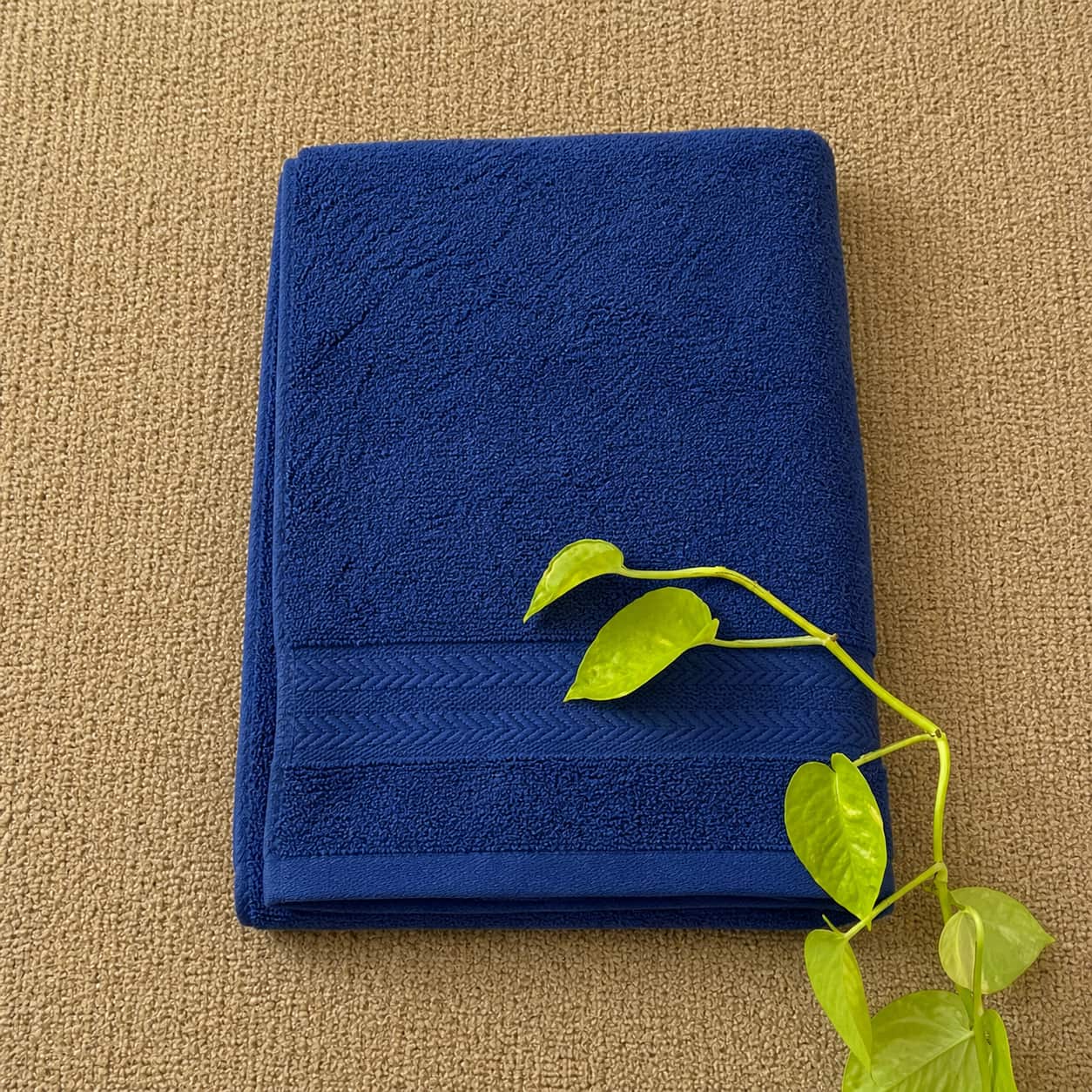 Dark Blue Zero Twist Bath Towel