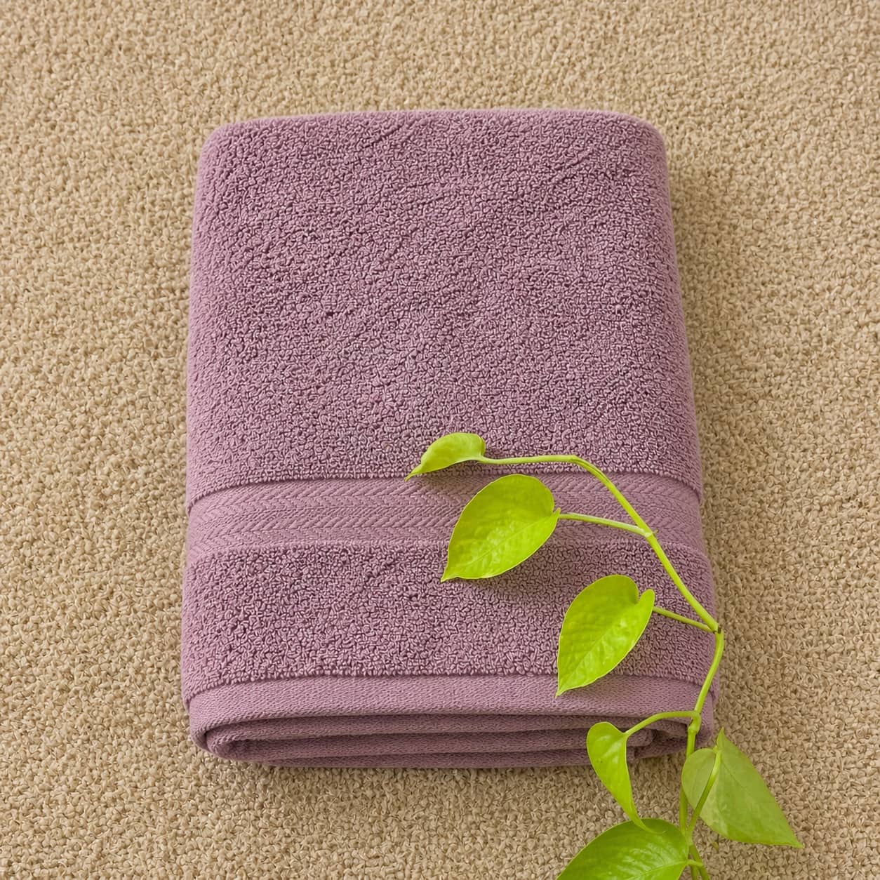 Lavender Zero Twist Bath Towel