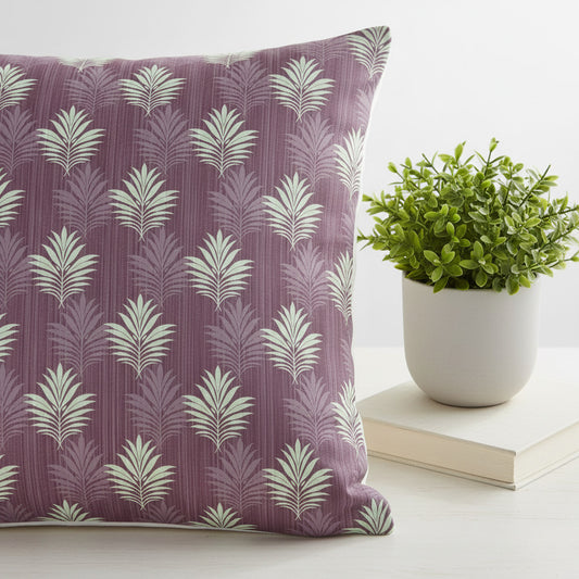 Leaf Print On Lavender Single Bedsheet