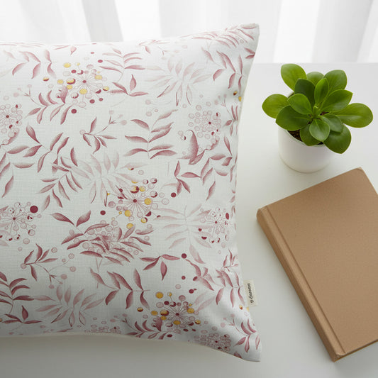 Lavender Leaf Print 200TC Single Bedsheet