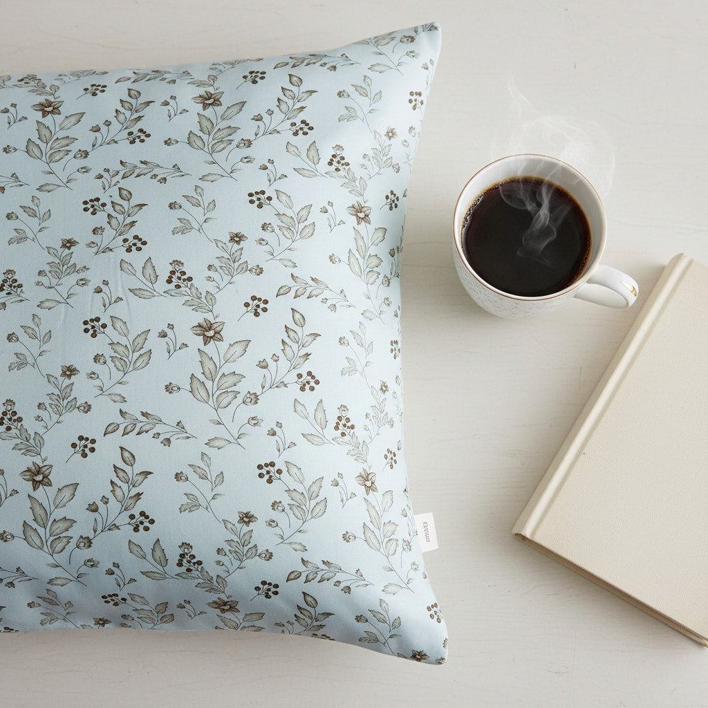 Small Floral Brown Print Queen Size Bedsheet