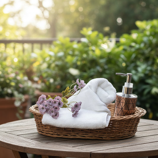 White Zero Twist Hand Towel Pack Of Two