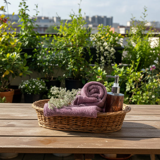 Lavender Zero Twist Hand Towel Pack Of Two