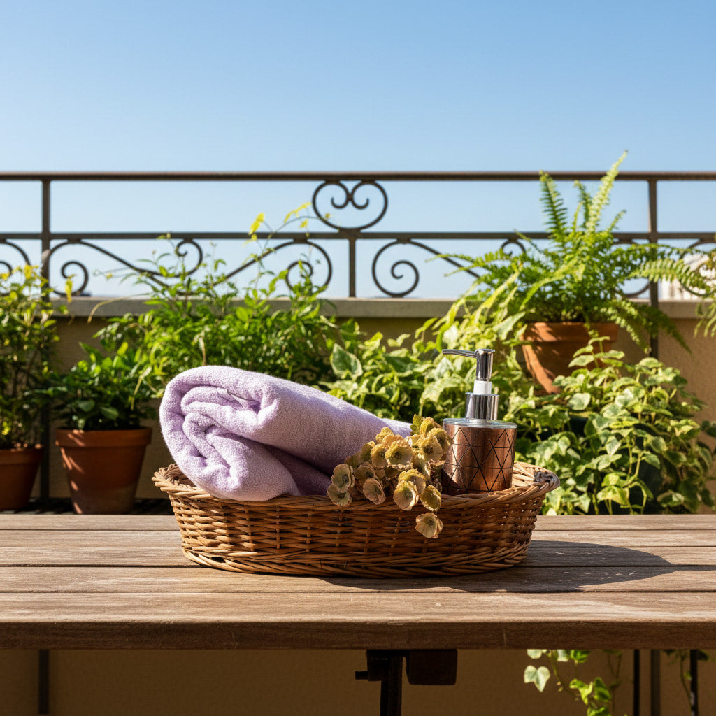 Lavender Bamboo Bath Towel