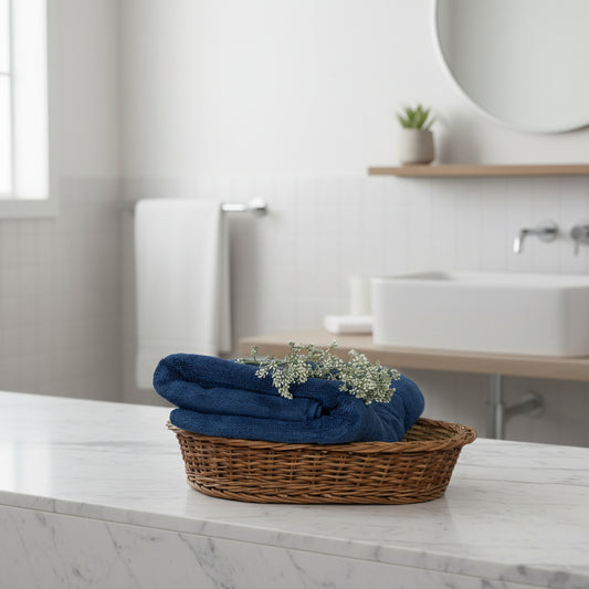 Petrol Blue Zero Twist Bath Towel