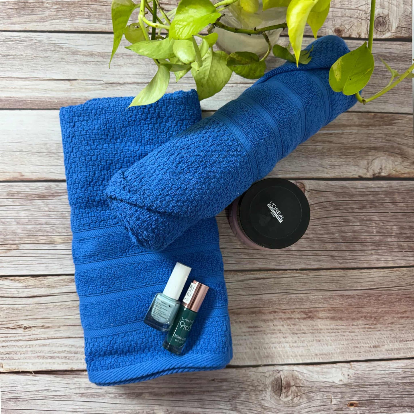 Sky Blue Popcorn Salon Towel Pack Of Two