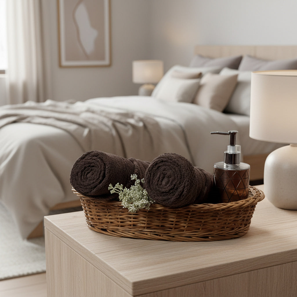 Coffee Brown Popcorn Salon Towel Pack Of Two