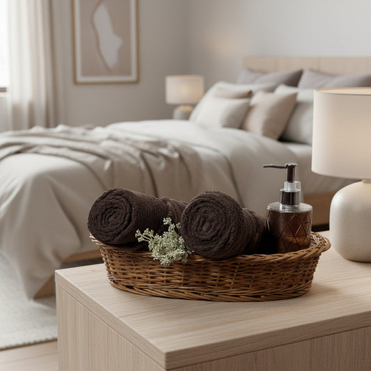 Coffee Brown Popcorn Salon Towel Pack Of Two