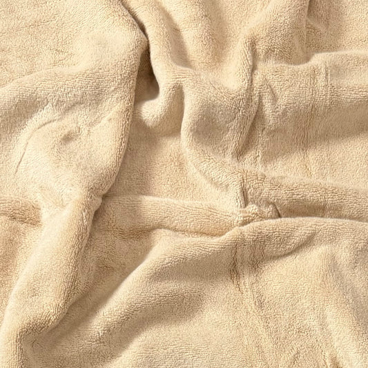 Beige Zero Twist Bath Towel