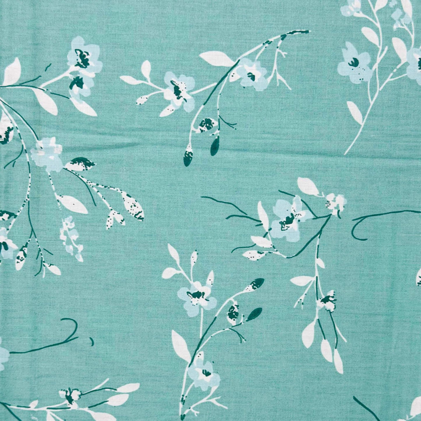 Floral 210TC Blue King Size Bedsheet