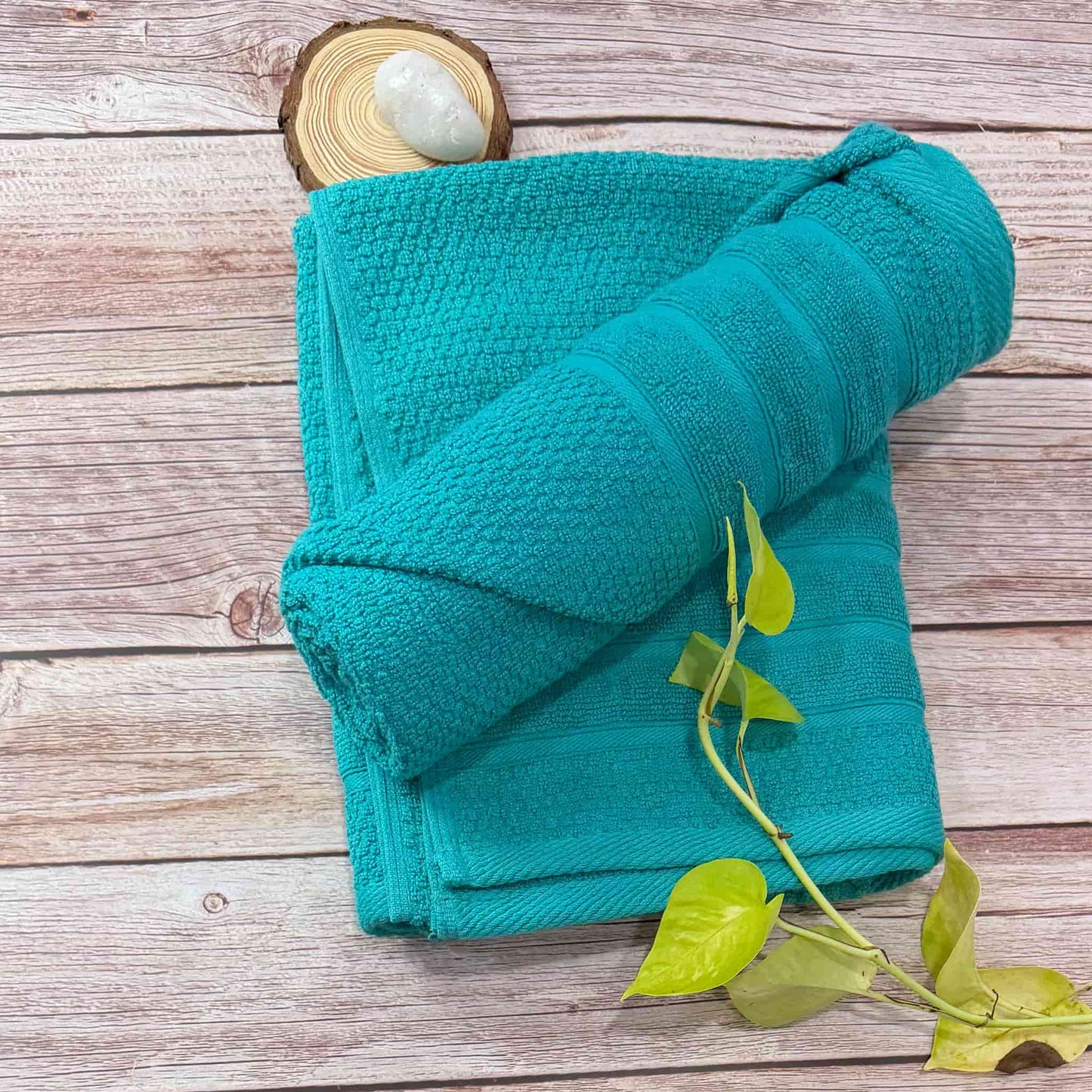 Cyan Popcorn Salon Towel Pack Of Two