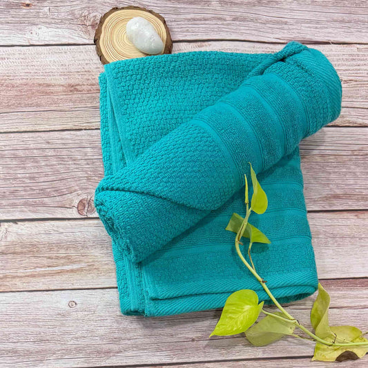 Cyan Popcorn Salon Towel Pack Of Two