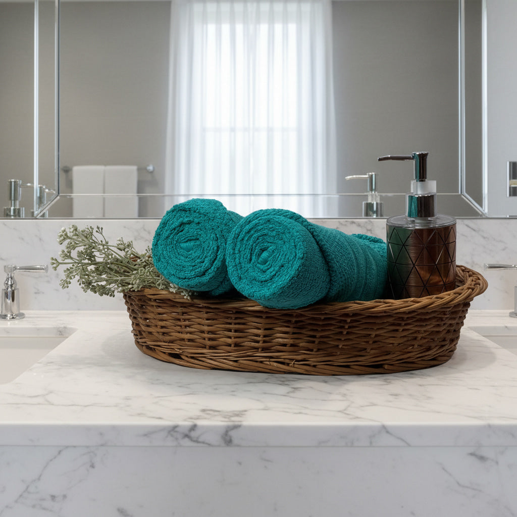 Cyan Popcorn Salon Towel Pack Of Two