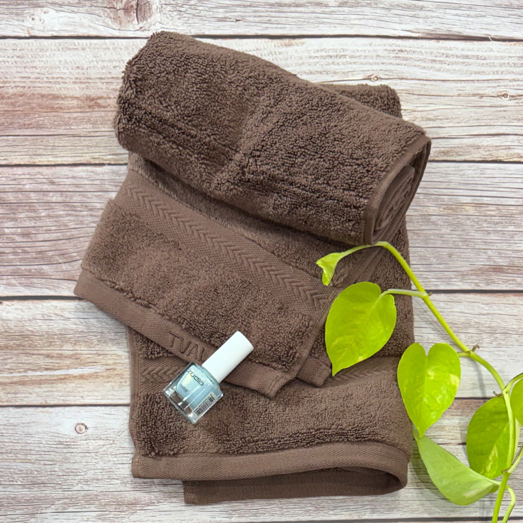 Dark Brown Zero Twist Hand Towel Pack Of Two