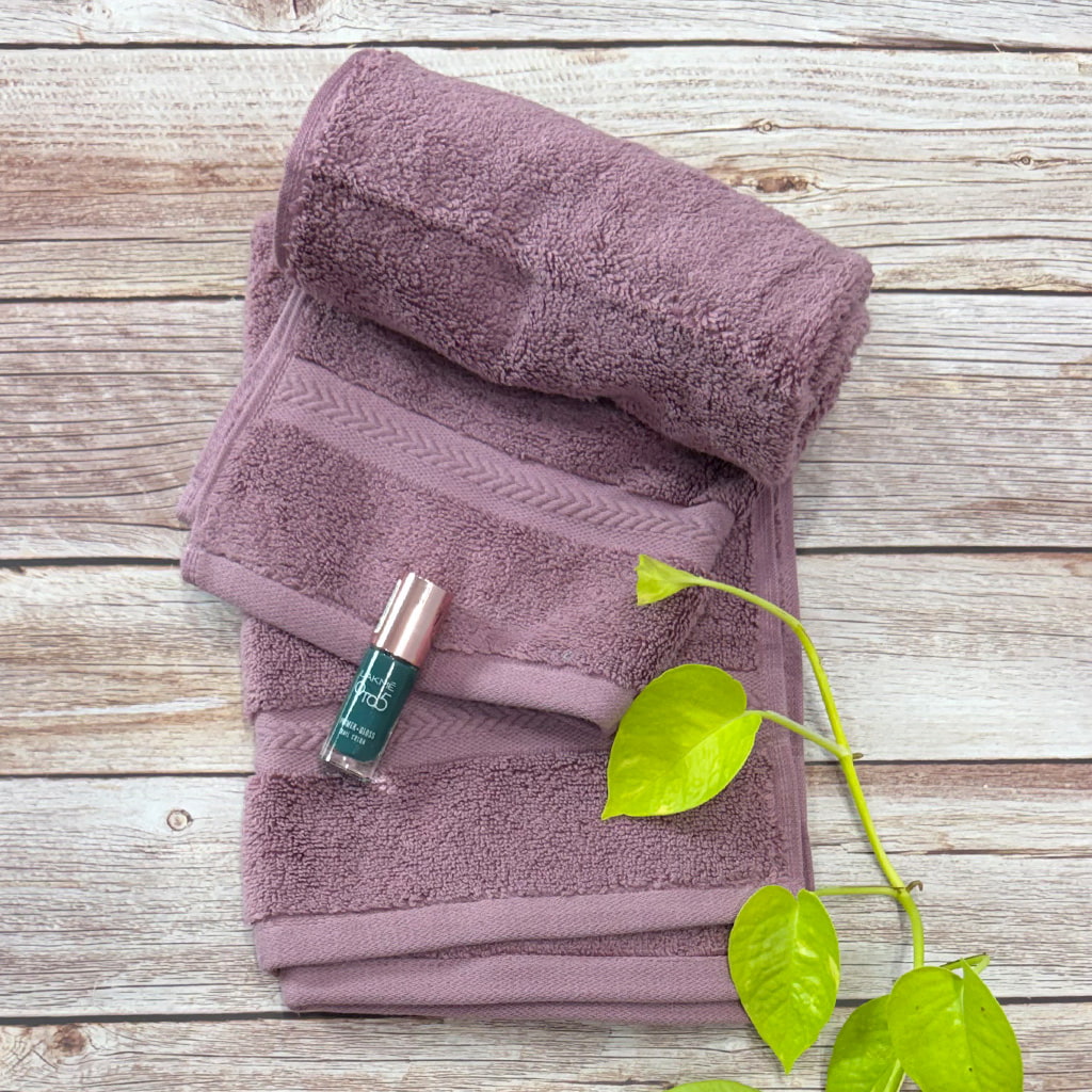 Lavender Zero Twist Hand Towel Pack Of Two