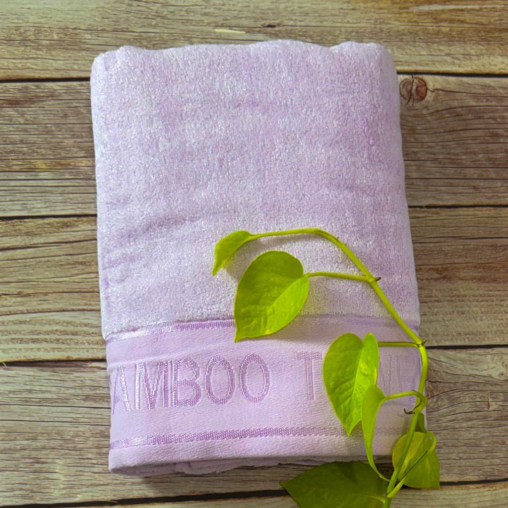 Lavender Bamboo Bath Towel