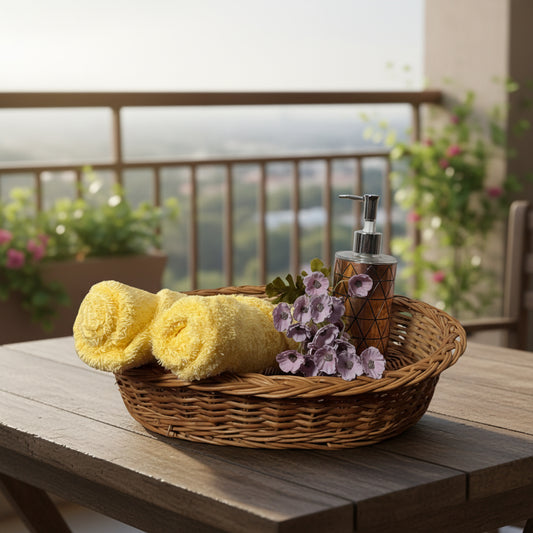 Lemon Yellow Hand Towel Pack Of Two