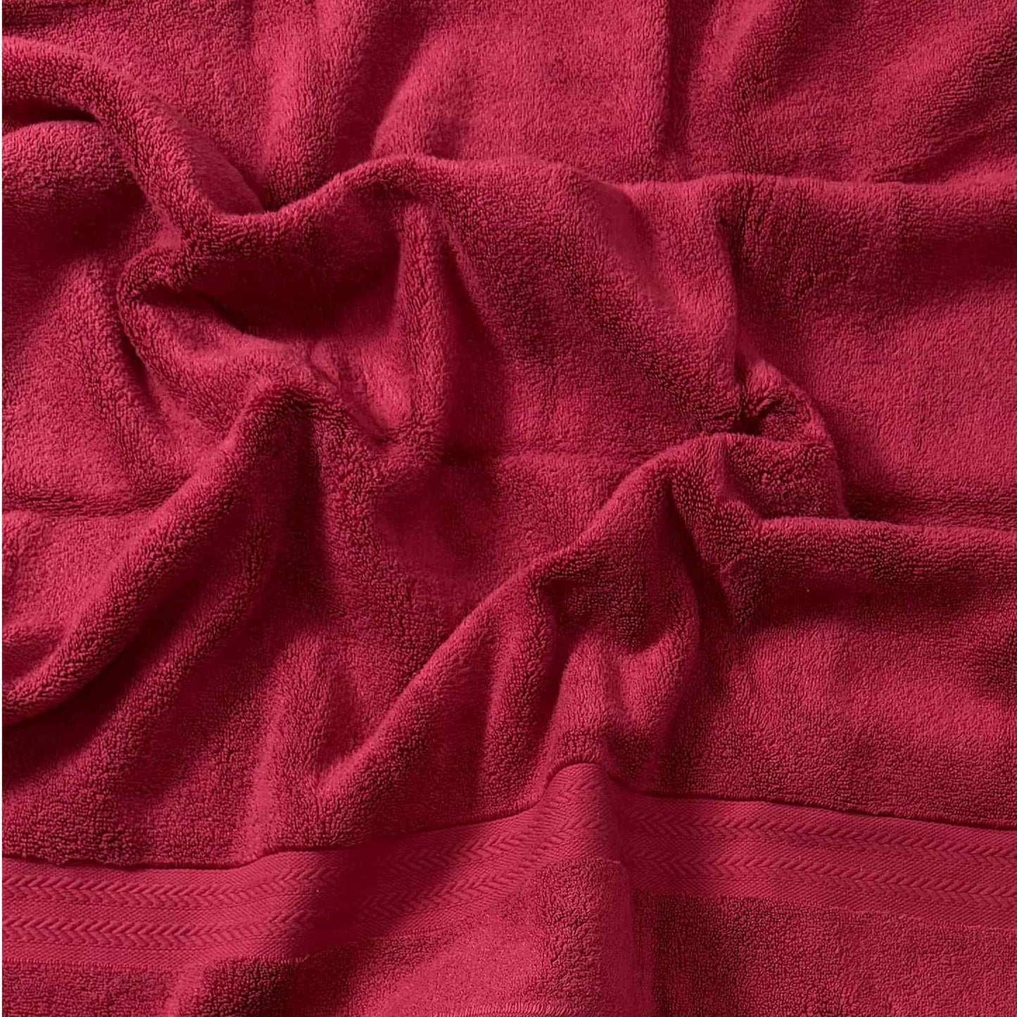 Maroon Zero Twist Bath Towel