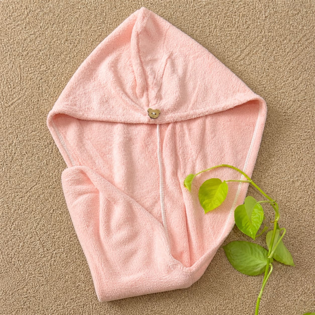Peach Turban-Towel