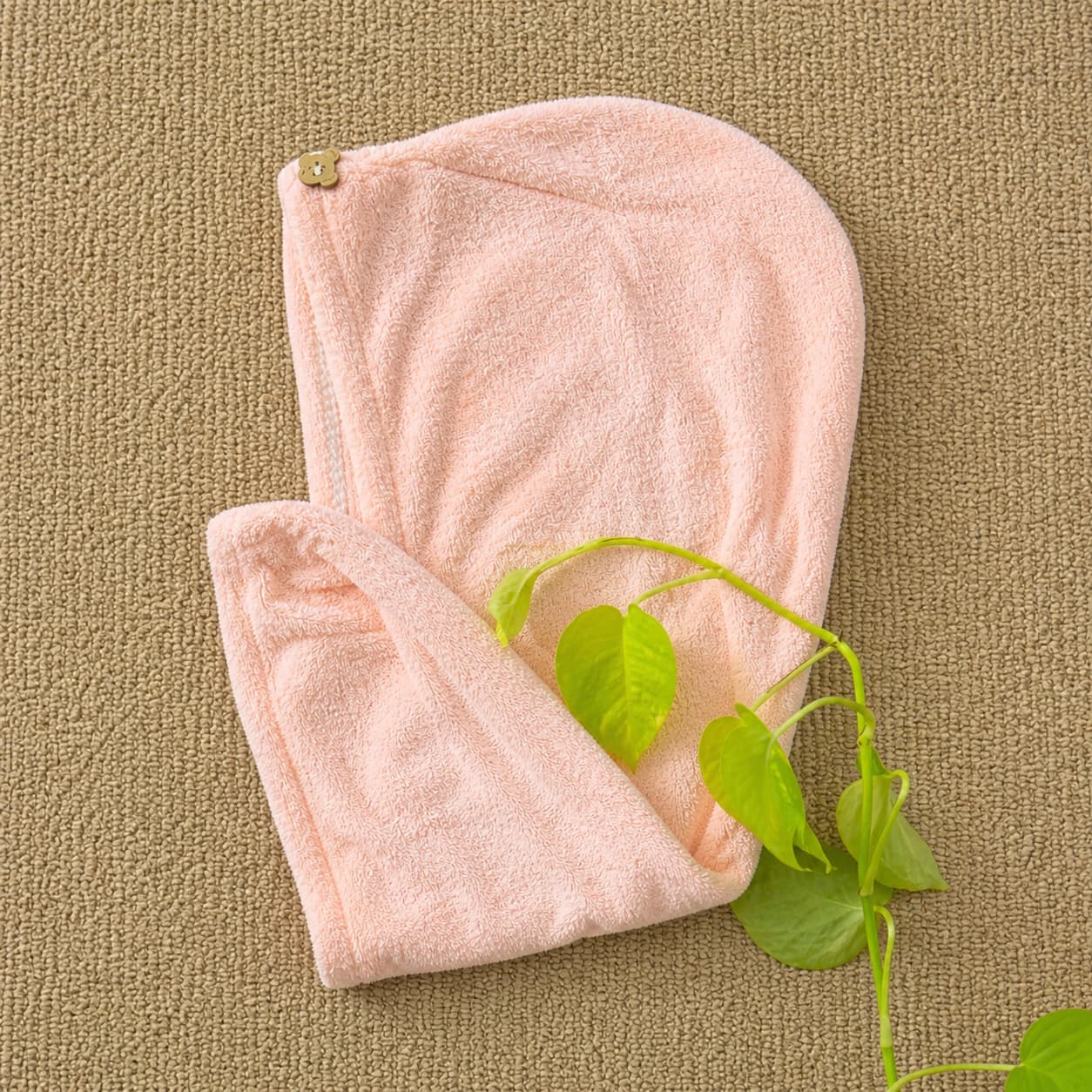 Peach Turban-Towel