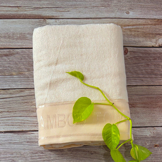 Peach Bamboo Bath Towel
