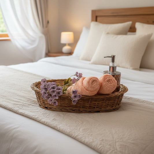 Peach Hand Towel Pack Of Two