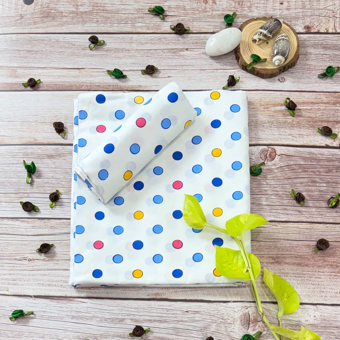 Polka Dots Single Bedsheet