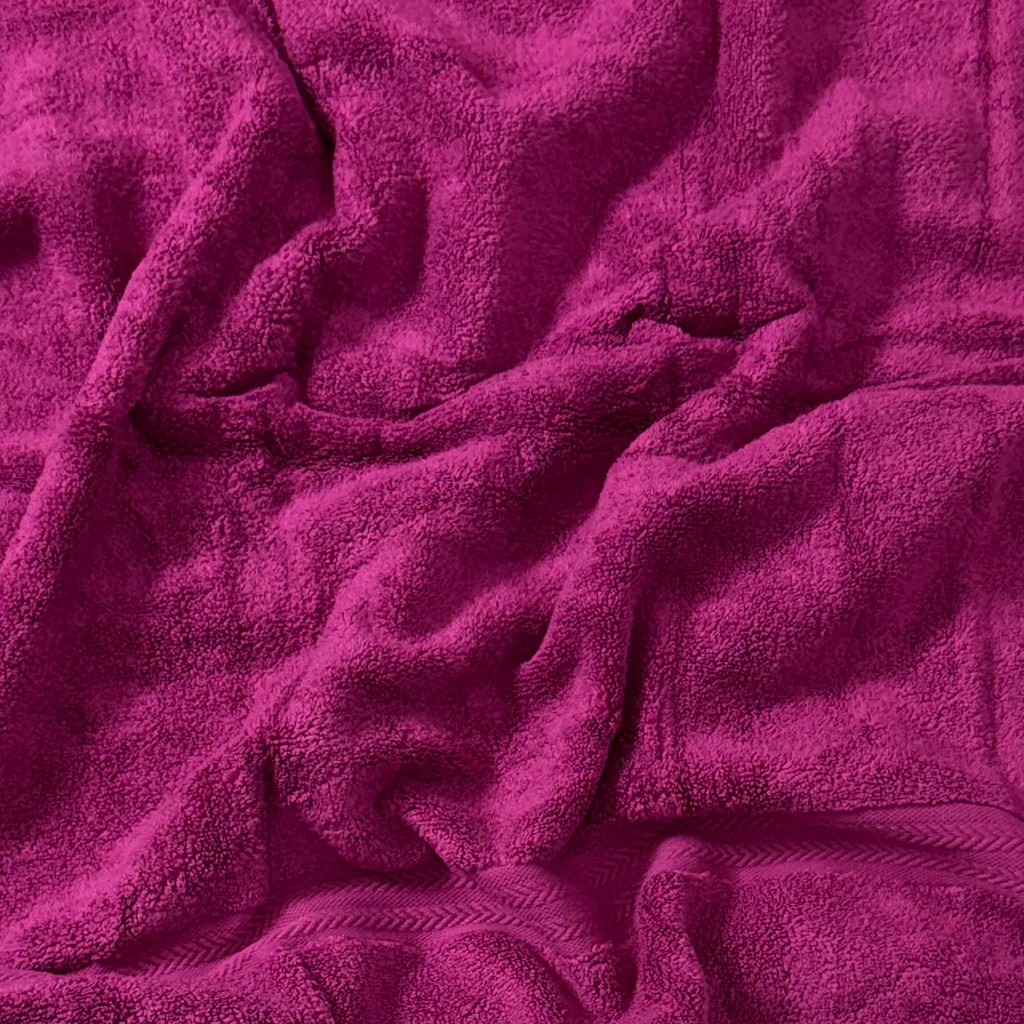Purple Zero Twist Bath Towel