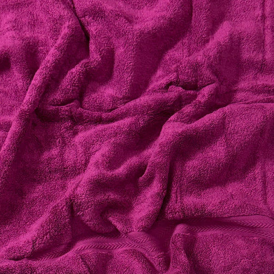 Purple Zero Twist Bath Towel