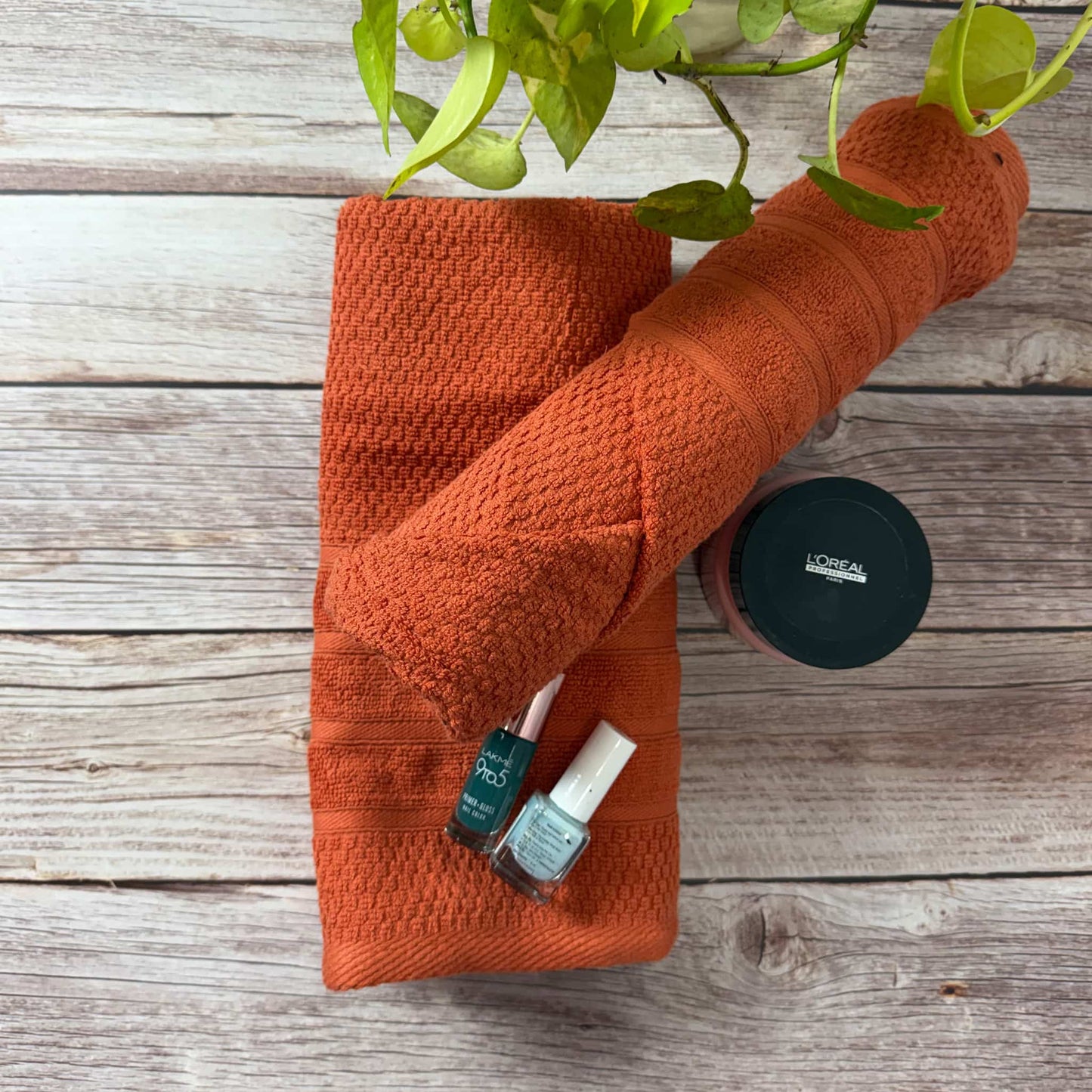 Rust Popcorn Salon Towel Pack Of Two