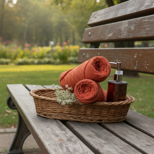 Rust Popcorn Salon Towel Pack Of Two