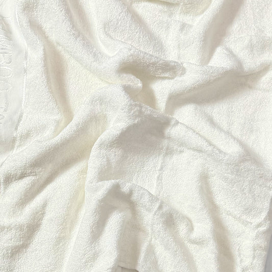 White Bamboo Bath Towel